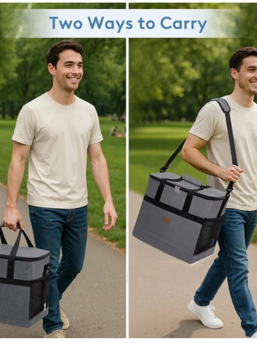 Lifewit gray duffel